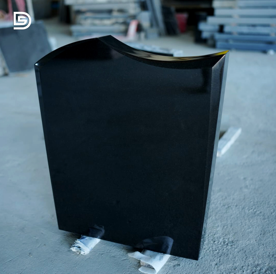Absolute Black Granite Headstone 